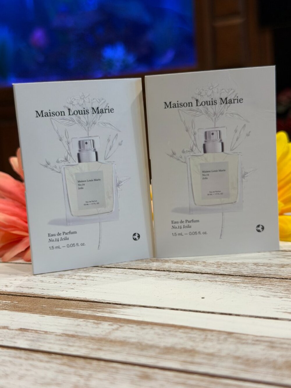🎁5 For $25 New! Maison Louis Marie No 14 Icila Sample Spray Card 1.5 ml 2X